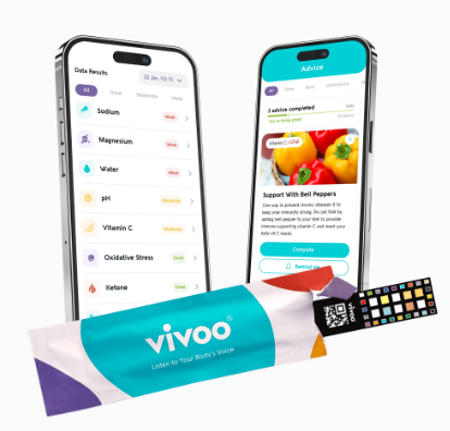 TEST DE ORINA CON APP AL SMARTPHONE 4 CT VIVOO