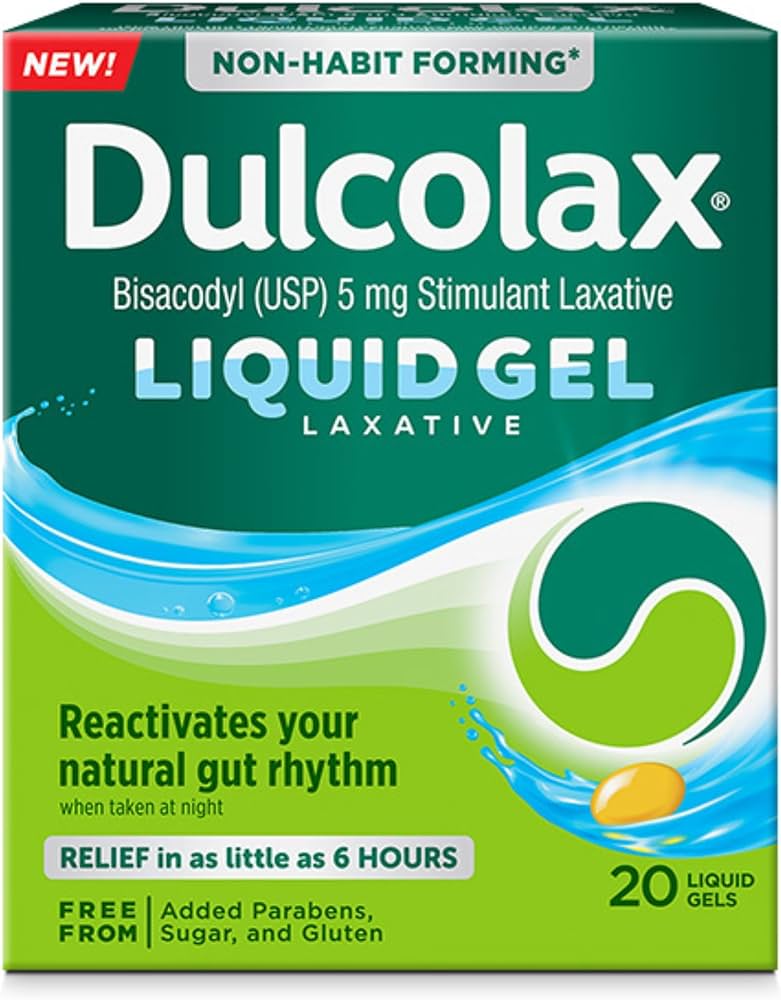 DULCOLAX 5MG X 20 LIQUID GELS
