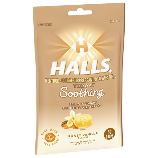 HALLS RELIEF HONEY VANILLA X 30 DROPS