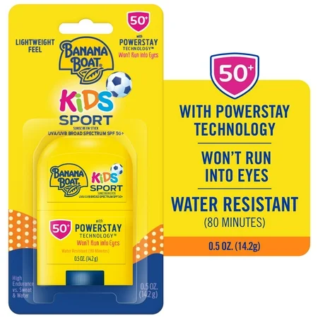 BANANA BOAT KIDS SPORT SPF 50 SUNSCREEN STICK 14.2 G