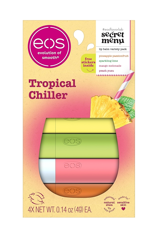 EOS LIP BALM TROPICAL CHILLER 4 UND