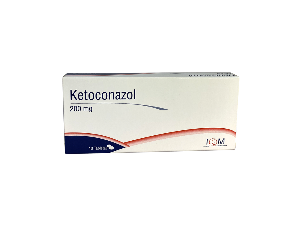 KETOCONAZOL 200 MG 10 TABLETAS ICOM