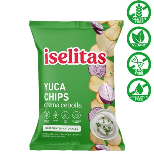 ISELITAS CHIPS CON CREMA DE CEBOLLLA 180 GR