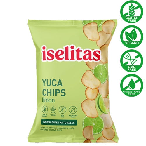 ISELITAS CHIPS SABOR A LIMON 180 GR