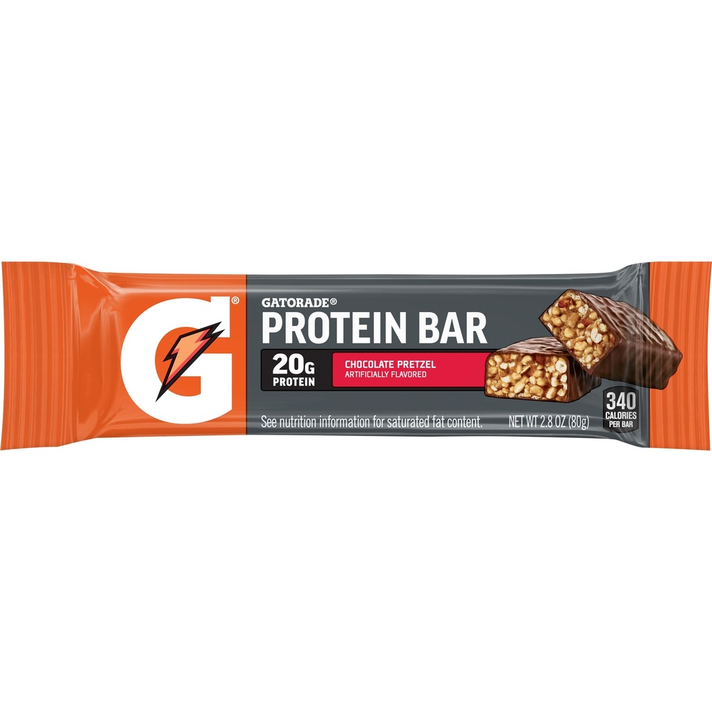 GATORADE CHOCOLATE PRETZEL BARRA PROTEICA 80G