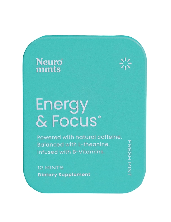 ENERGY & FOCUS MINTS 12 UND CAFFEINE, L-THEANINE NEURO