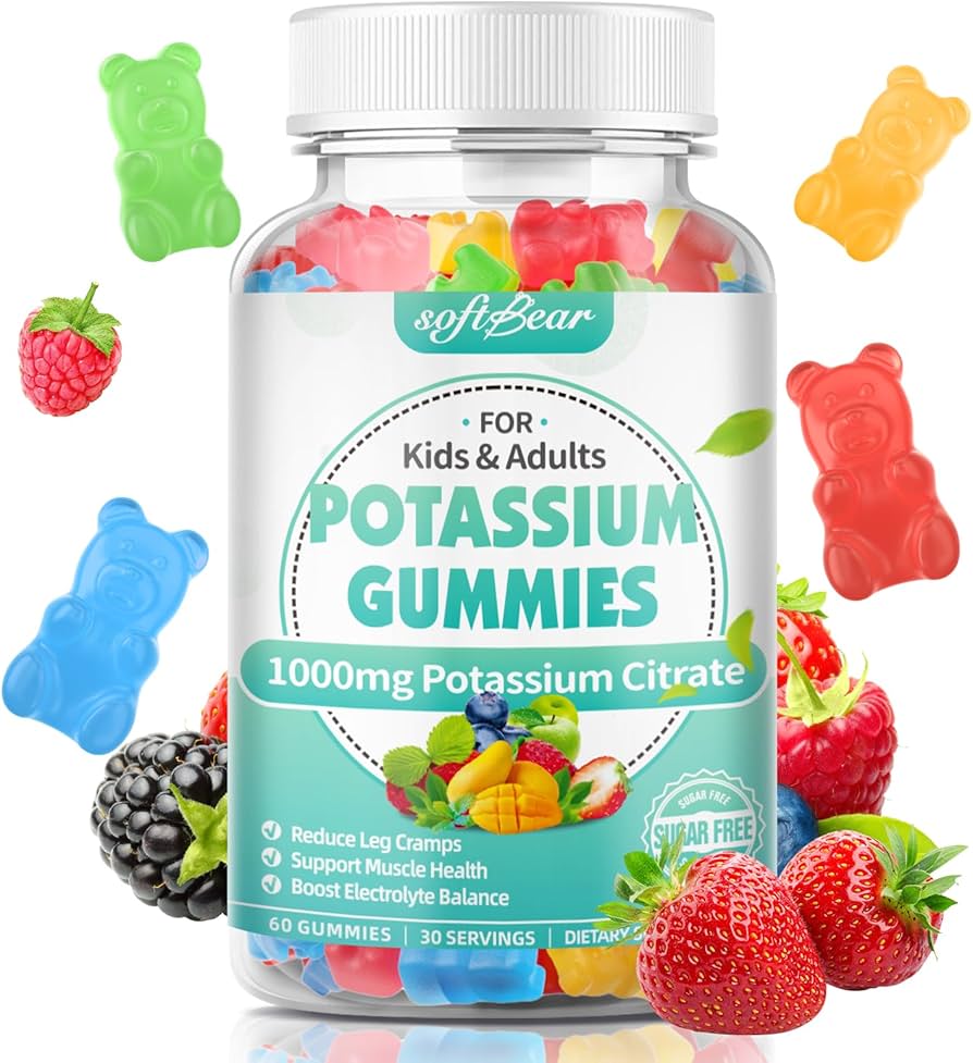 POTASSIUM 1000 MG 60 GUMMIES SOFTBEAR