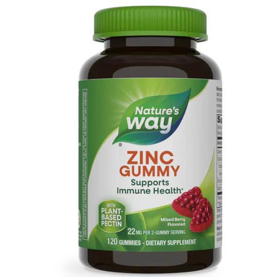 ZINC GUMMY 22MG X 120 GUMMIES NATURE´S WAY