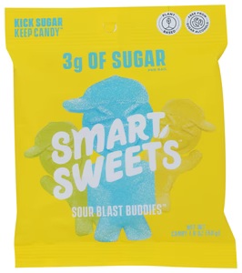 SMART WEETS SOUR BLAST BUDDIES KICK SUGAR KEEP CANDY 50GR