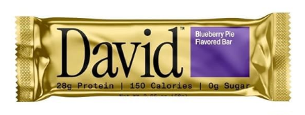 BARRA PROTEICA DAVID BLUEBERRY PIE FLAVORED BAR 62 G