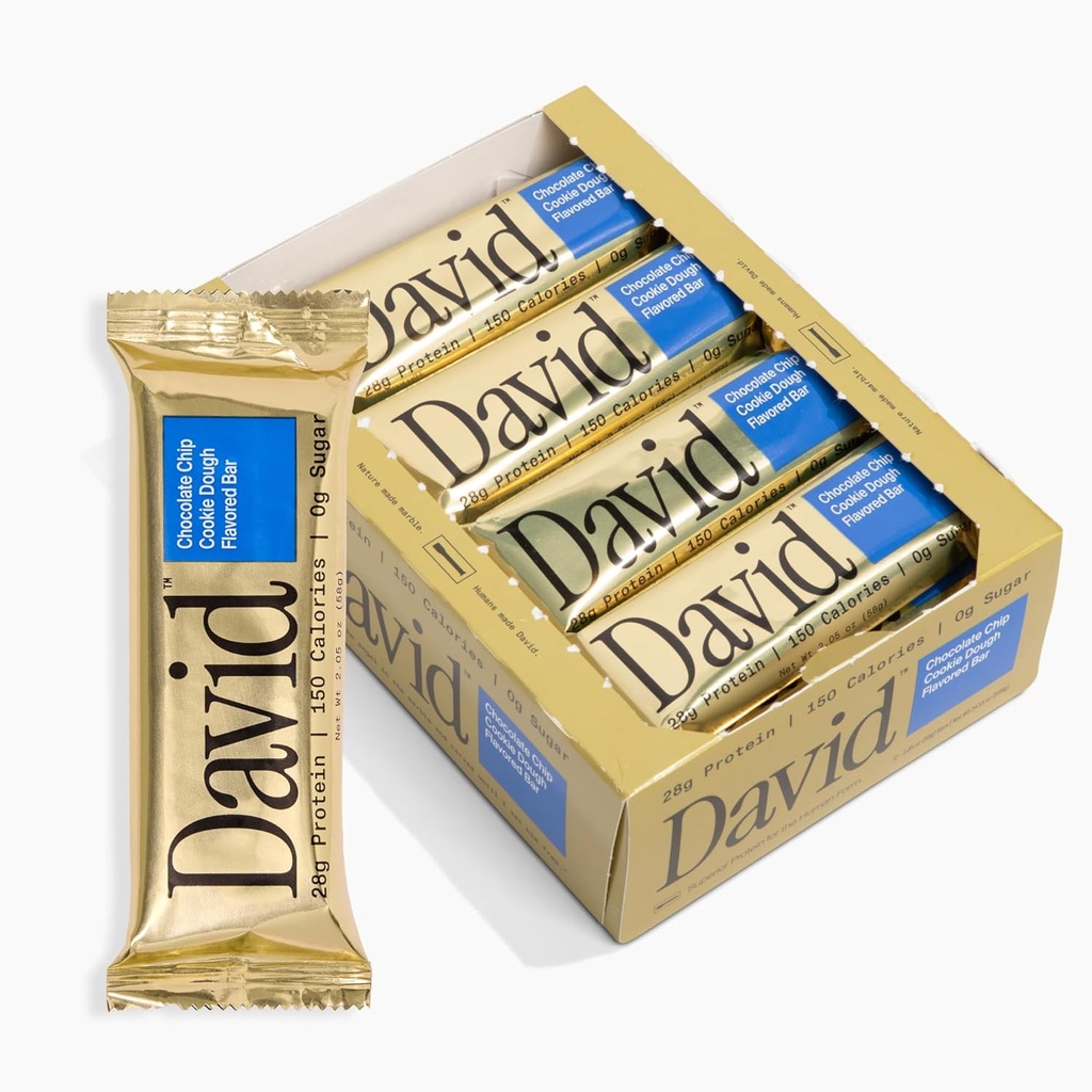 BARRA PROTEICA DAVID CINNAMON ROLL FLAVORED BAR 62 G
