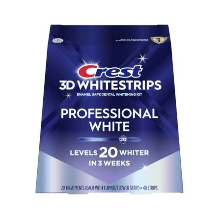 KIT DE BLANQUEAMIENTO DE DIENTES CREST 3D WHITESTRIPS 40 CT