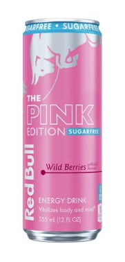 RED BULL THE THE PINK EDITION SUGARFREE WILD BERRIES 355 ML