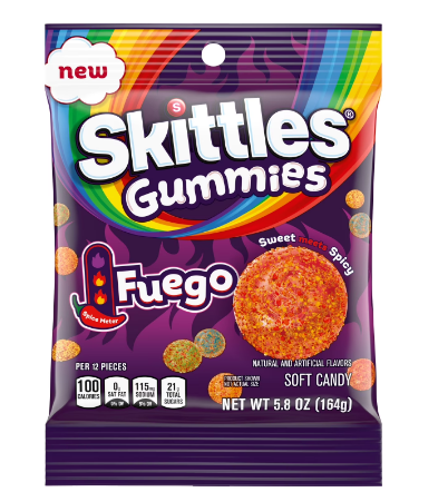 SKITTLES GUMMIES FUEGO 12 PIECES