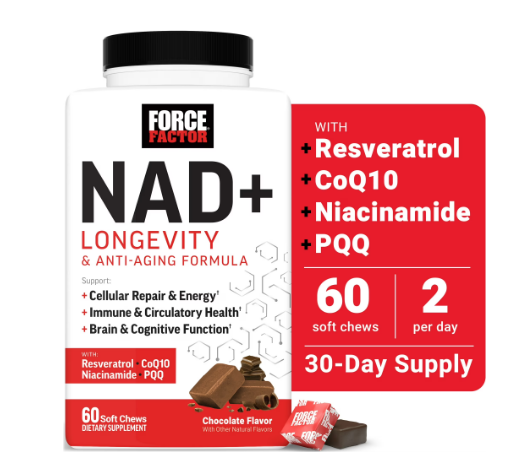 NAD + LONGEVITY 60 CHEWS FORCE FACTOR
