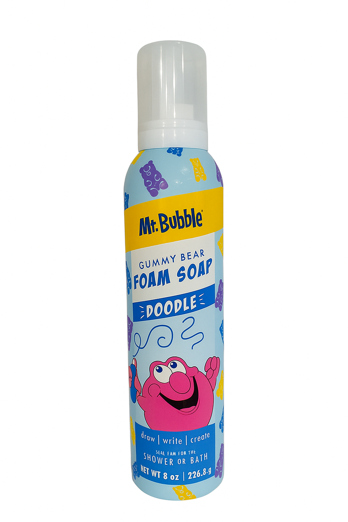 JABON DE ESPUMA Y COLORES GUMMY MR.BUBBLE
