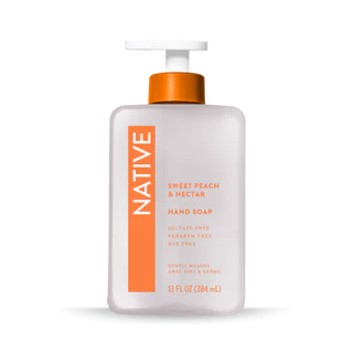 NATIVE SWEET PEACH & NECTAR HAND SOAP 384ML