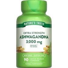 ASHWAGANDHA 3,000 MG NATURES TRUTH 90 CAP