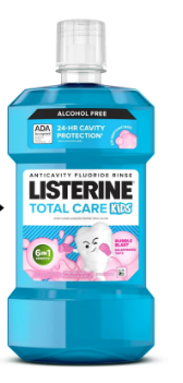 LISTERINE TOTAL CARE KIDS BUBBLE BLAST 500 ML