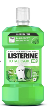 LISTERINE TOTAL CARE  ANTICAVITY KIDS MINT 500 ML