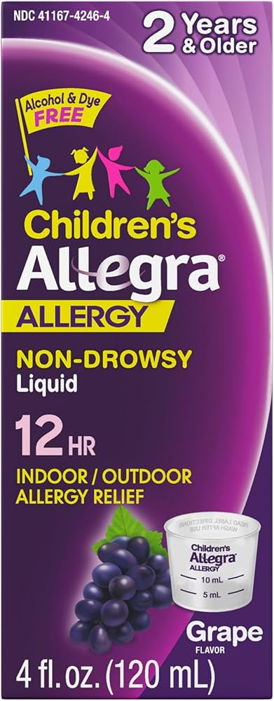 ALLEGRA CHILDREN 12HRS GRAPE 30MG/5ML 120ML