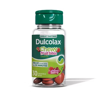 DULCOLAX CHEWY FRUIT BITES X 30 CHEWABLE BITES