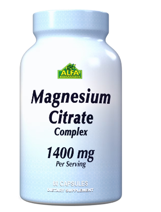 MAGNESIO CITRATE COMPLEX 1400 MG 60 CAP ALFA