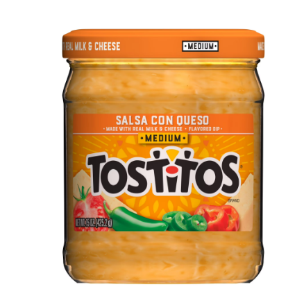 SALSA CON QUESO PARA UNTAR TOSTITOS 425.2 G
