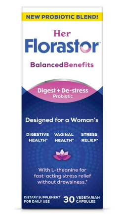 FLORASTOR BALANCE BENEFITS DESIGNED FOR A WOMANS 30 CAP