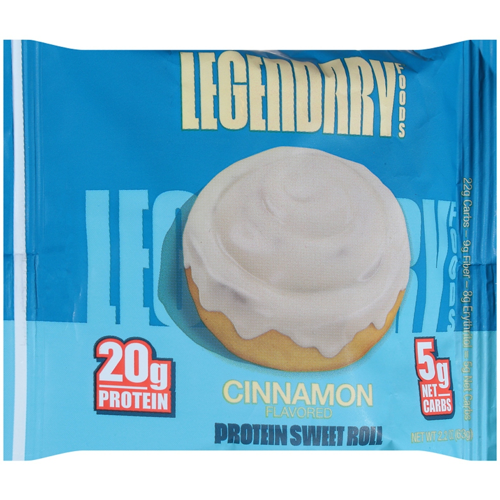 LEGENDARY FOODS CINNAMON PROTEIN SWEET ROLL 63 GR