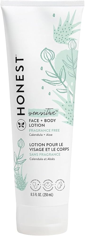 LOCIÓN DE CARA Y CUERPO HONEST SENSIBLE SIN FRAGANCIA 250 ML