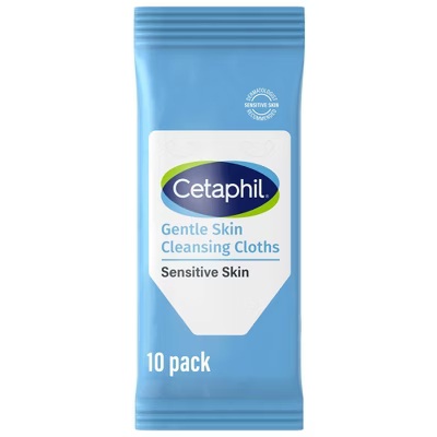 CETAPHIL GENTLE SKIN CLEANSING X 10 CLOTHS