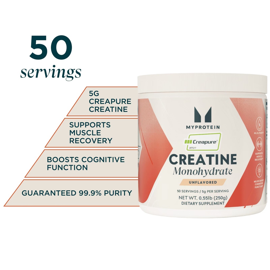 CREATINA MONOHYDRATE MYPROTEIN 5G 250GR