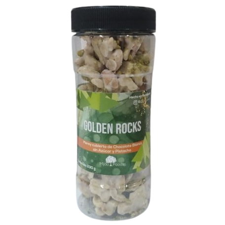 MEREY CUBIERTO DE CHOCOLATE BLANCO Y PISTACHO MIJAO 230 GR