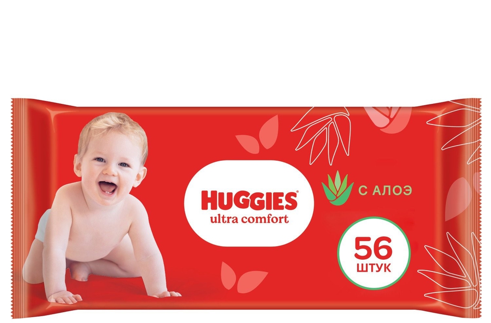 HUGGIES ULTRA COMFORT 56 TOALLAS HUMEDAS