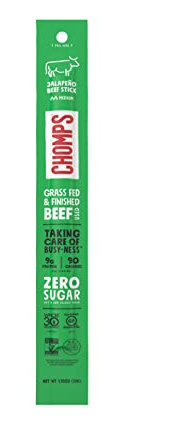 CHOMPS JALAPEÑO BEEF STICK MILD 32G