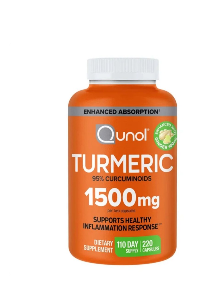TURMERIC 1500MG 220 CAP QUNOL