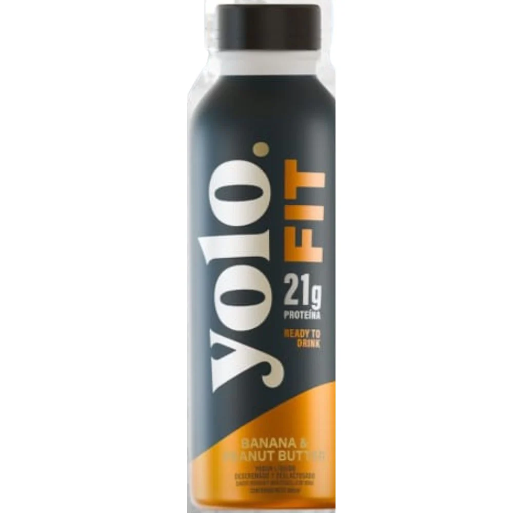 YOGURT GRIEGO LIQUIDO FIT BANANA & PEANUT BUTTER YOLO 300 ML