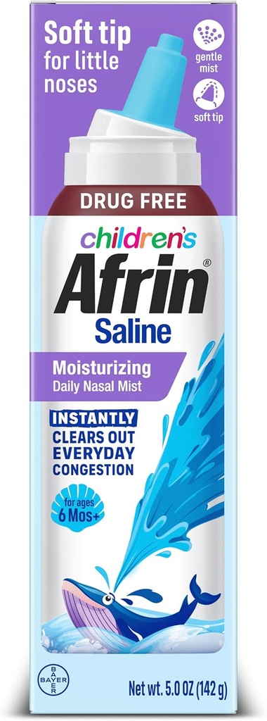 AFRIN SALINE CHILDRENS SPRAY 142 G