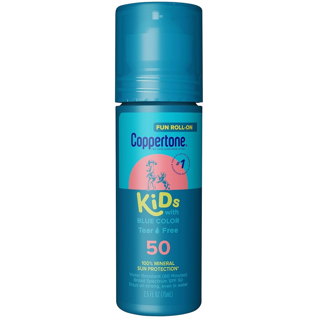 PROTECTOR SOLAR COPPERTONE KIDS ROLL-ON 50 SPF 75 ML