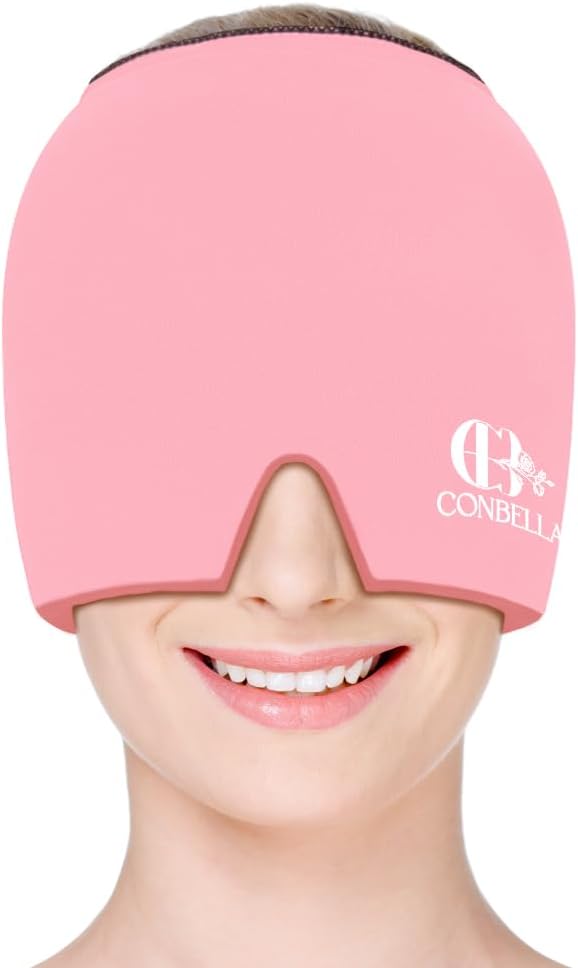 GORRO PARA EL ALIVIO DE MIGRAÑA TERAPIA DE FRIO Y CALOR