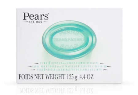 JABON EN BARRA PEARS TRANSPARENTE LEMON FLOWER 100 G