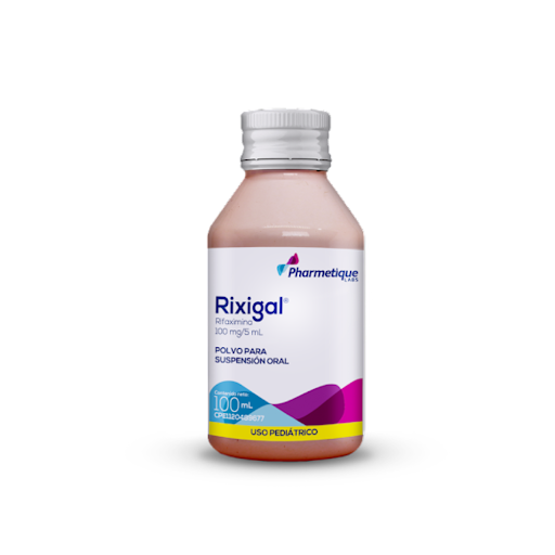 RIXIGAL 100MG / 5ML POLVO PARA SUSPENSION ORAL PHARMETIQUE