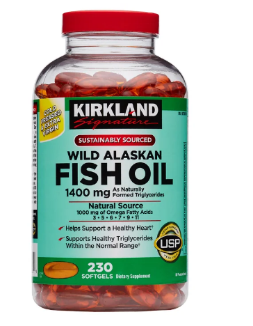 FISH OIL WILD ALASKAN 1400 MH 230 SOFTGELS KIRKLAND