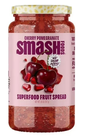 MERMELADA SMASH FOODS CHERRY POMEGRANATE 723 G