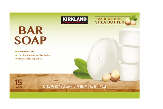 JABON EN BARRA KIRKLAND 15 UNID