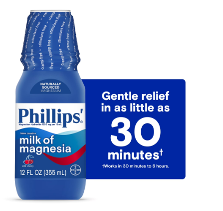 LECHE MAGNESIA PHILLIPS WILD CHERRY SUSP 355 ML