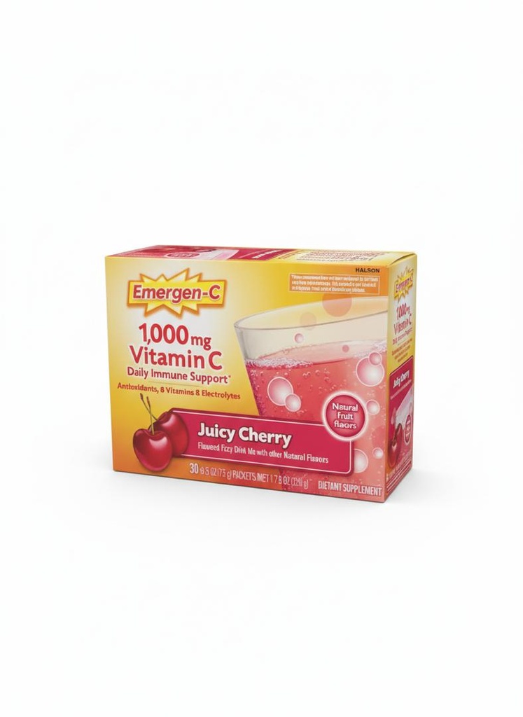 EMERGEN C JUICY CHERRY 1000MG 30SOB