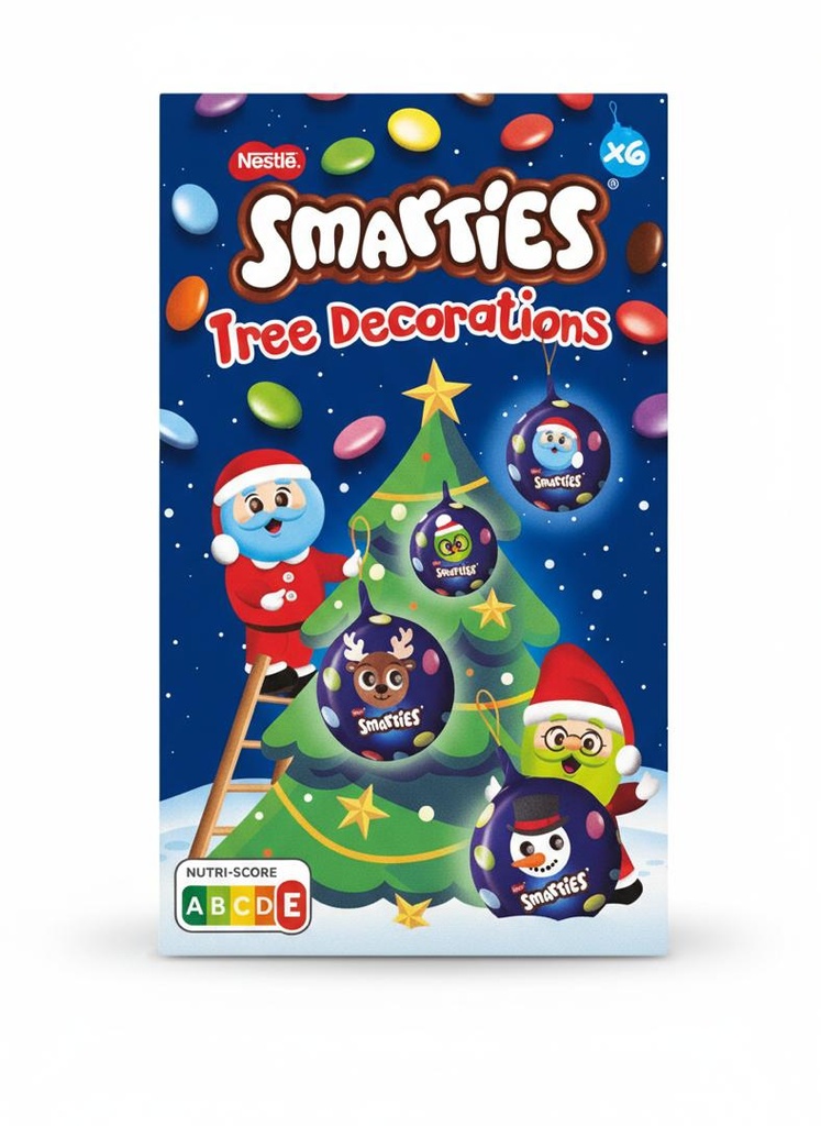 SMARTIES TREE DECORATIONS 6 CT 111G