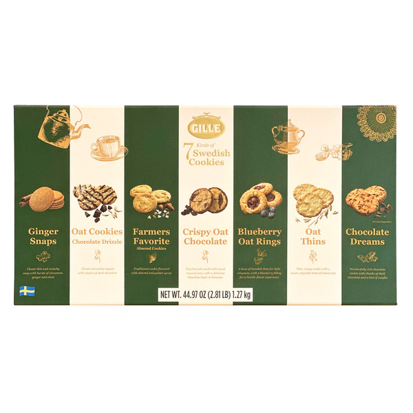 7 KINDS OF SWEDISH COOKIES GILLE 1,27 KG
